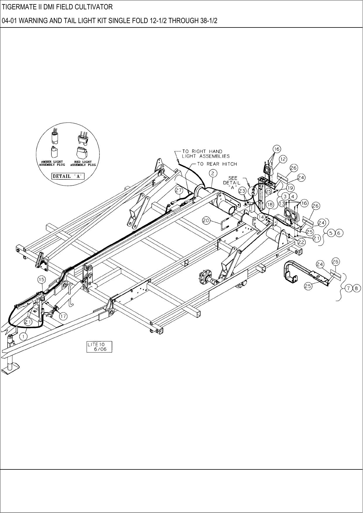 TIGERMATE II DMI FIELD CULTIVATORtm 14 PARTS